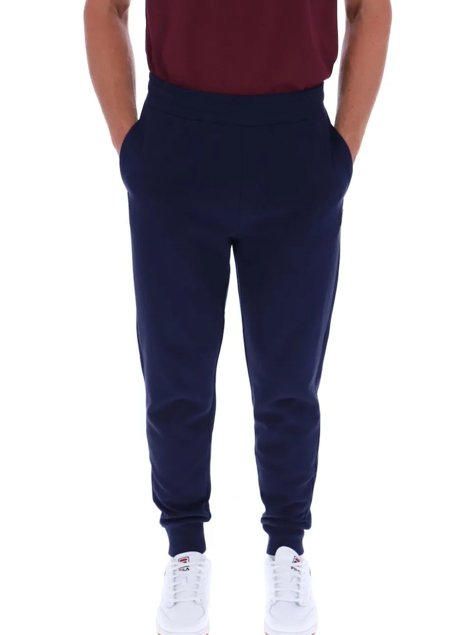 Fila Light Blue Visconti Tipped Cuff Track Joggers