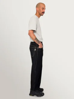 Folk Black Denim Barrel Leg Jeans