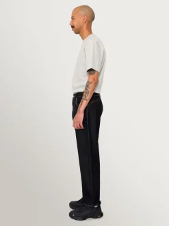 Folk Black Denim Barrel Leg Jeans