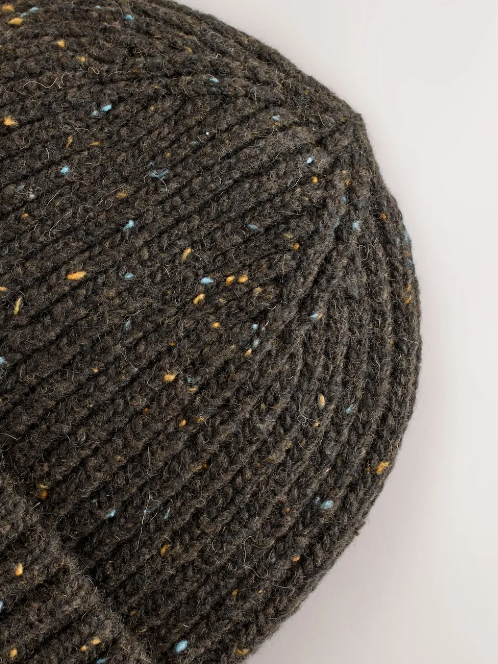 Forest Green Neppy Twist Beanie Hat