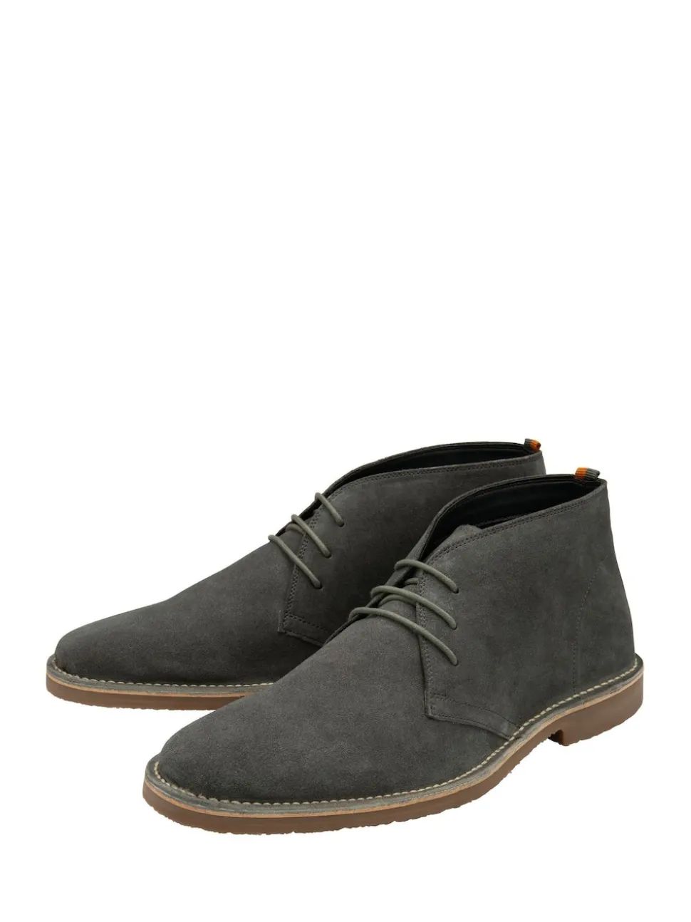 Frank Wright Grey Suede Desert Boots