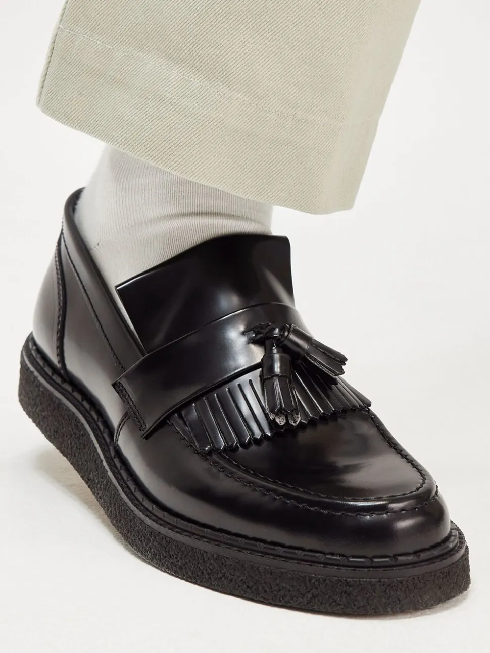 Fred Perry Black GC X FP Tassel Loafers