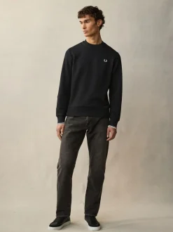 Fred Perry Black Neck Sweatshirt