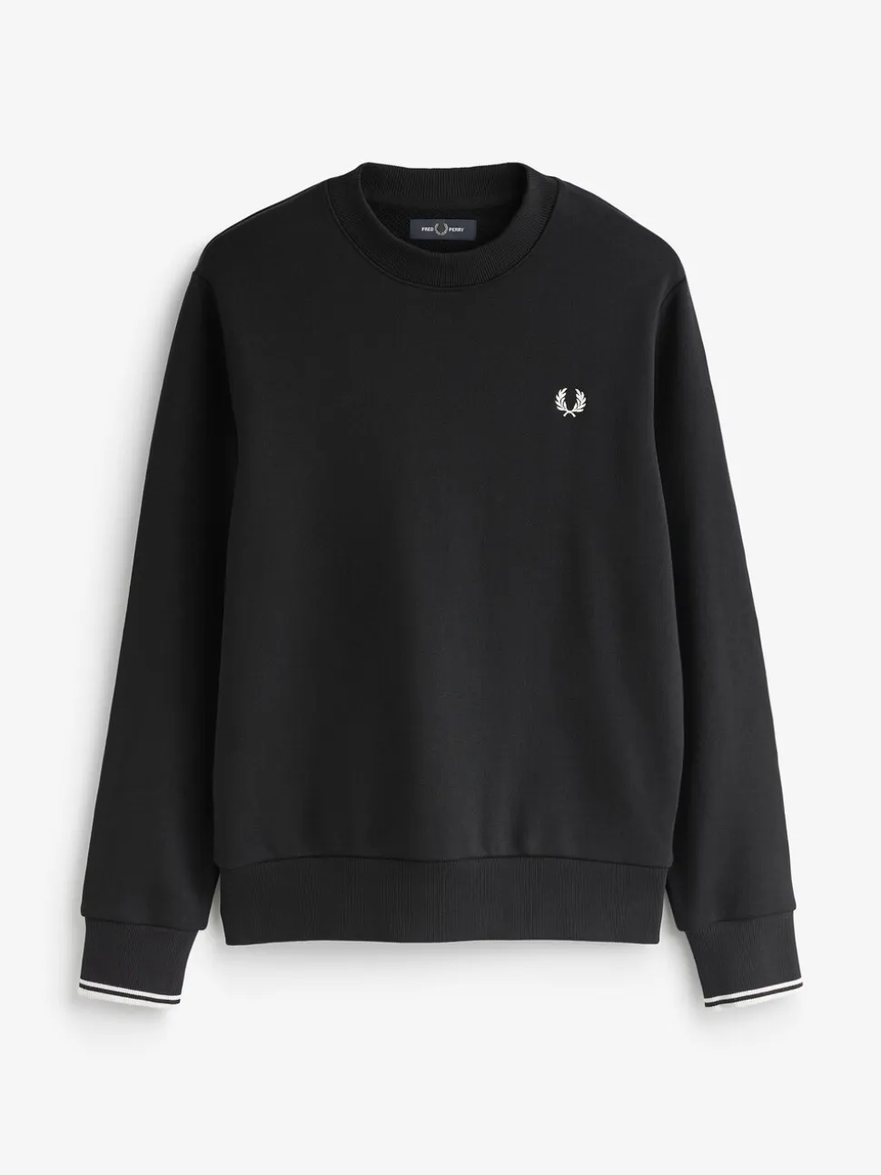 Fred Perry Black Neck Sweatshirt