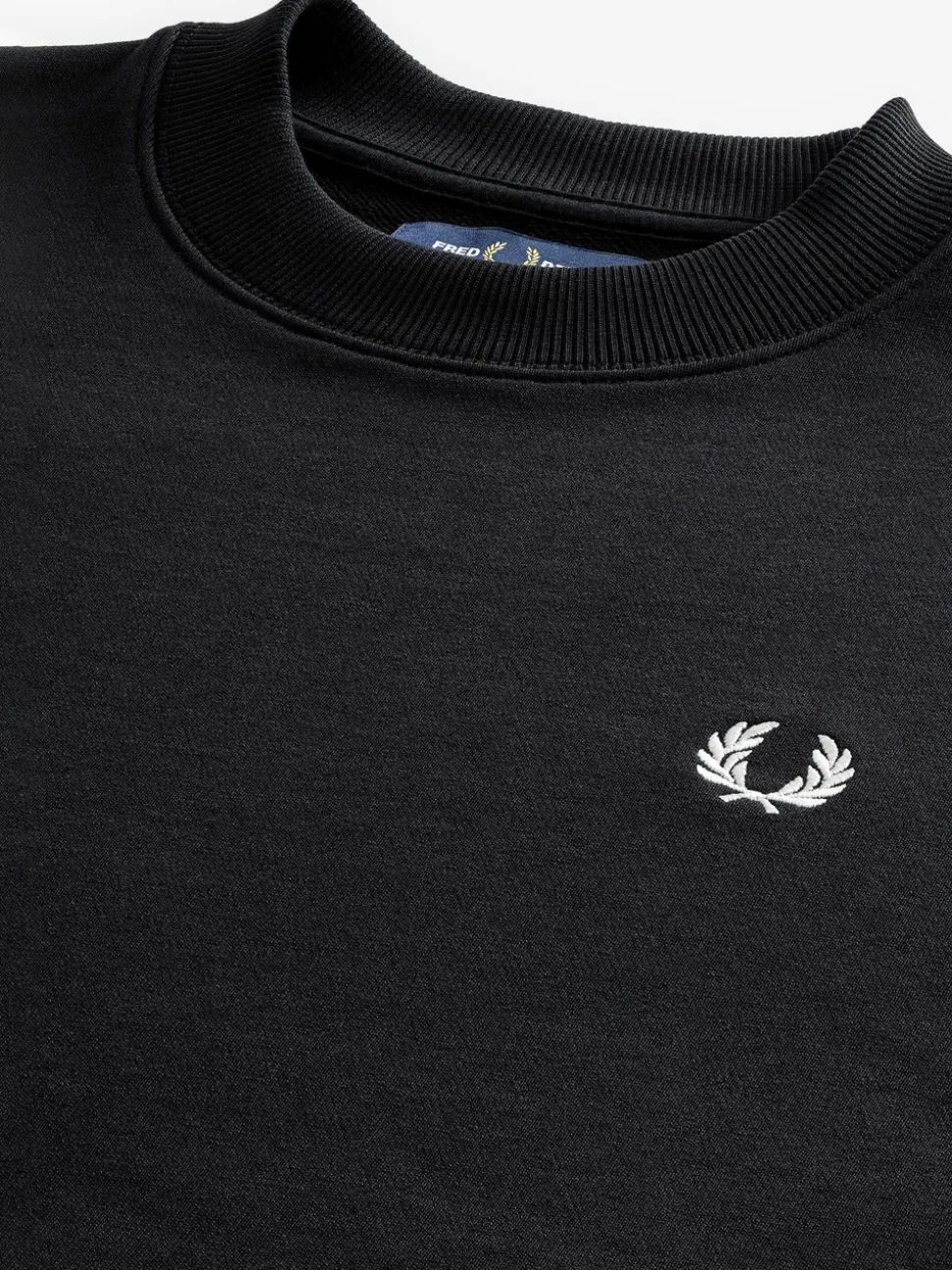 Fred Perry Black Neck Sweatshirt