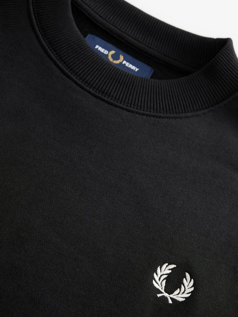 Fred Perry Black Neck Sweatshirt