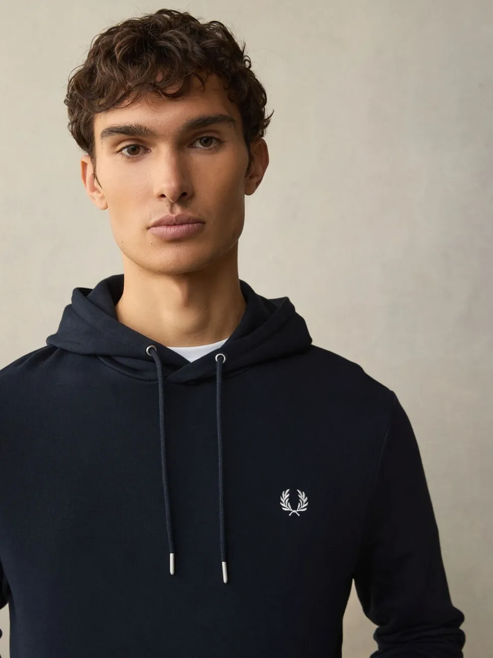 Fred Perry Tipped Overhead Hoodie