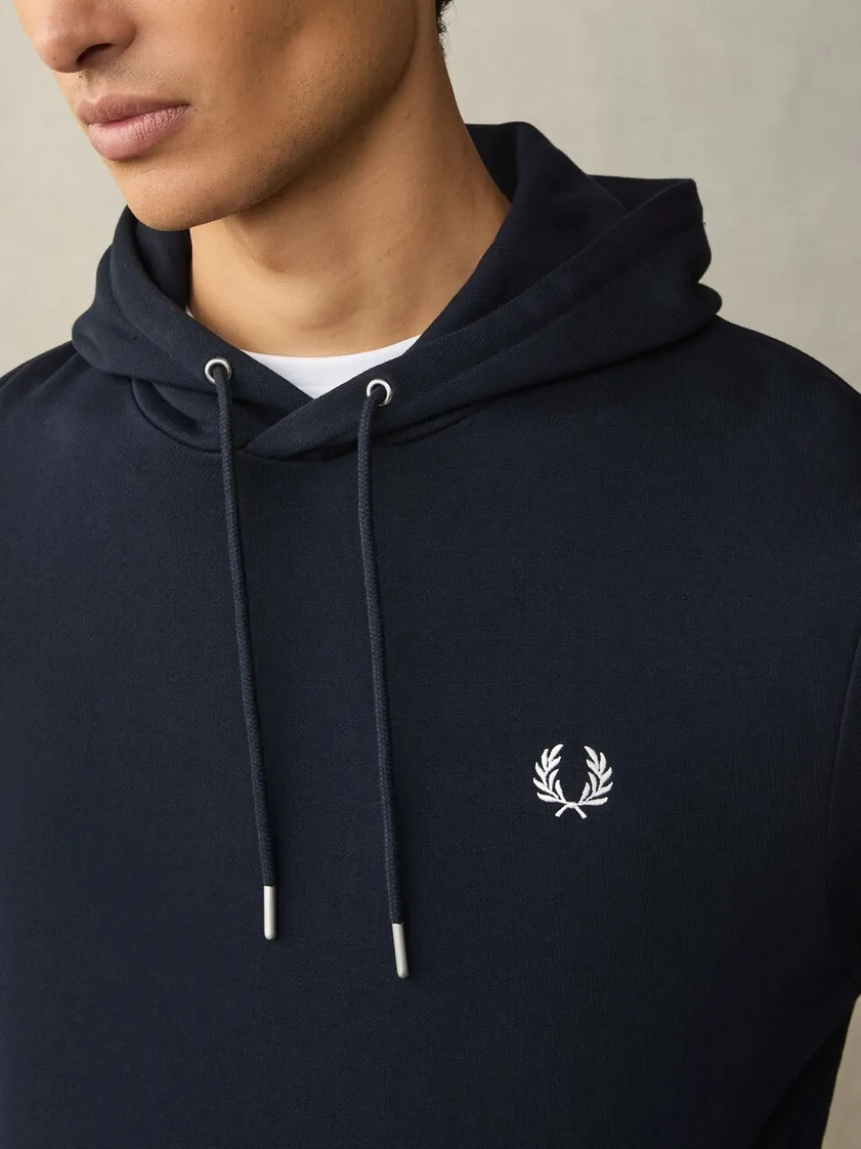Fred Perry Tipped Overhead Hoodie