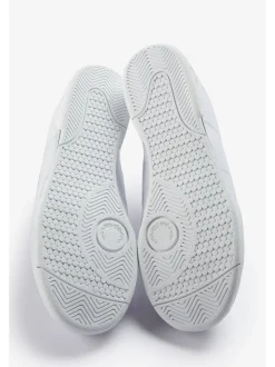 Fred Perry White B722 Leather Trainers
