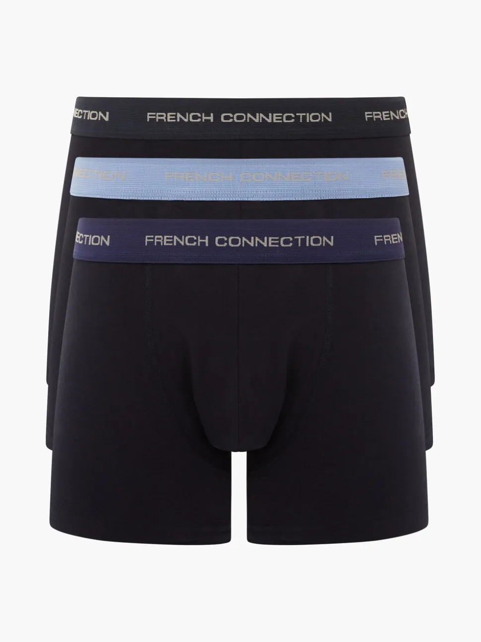 French Connection Black Boxers 3 Pack