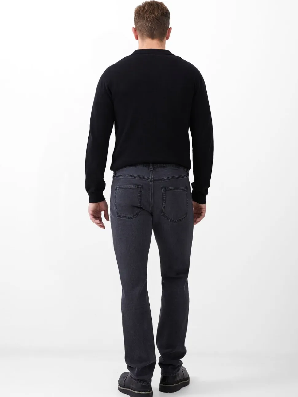 French Connection Grey Cotton Blend Slim Fit Stretch Jeans