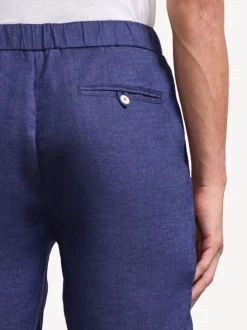 Frescobol Carioca Blue Felipe Linen Shorts