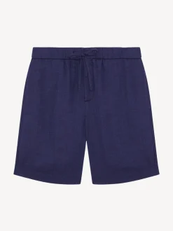 Frescobol Carioca Blue Felipe Linen Shorts