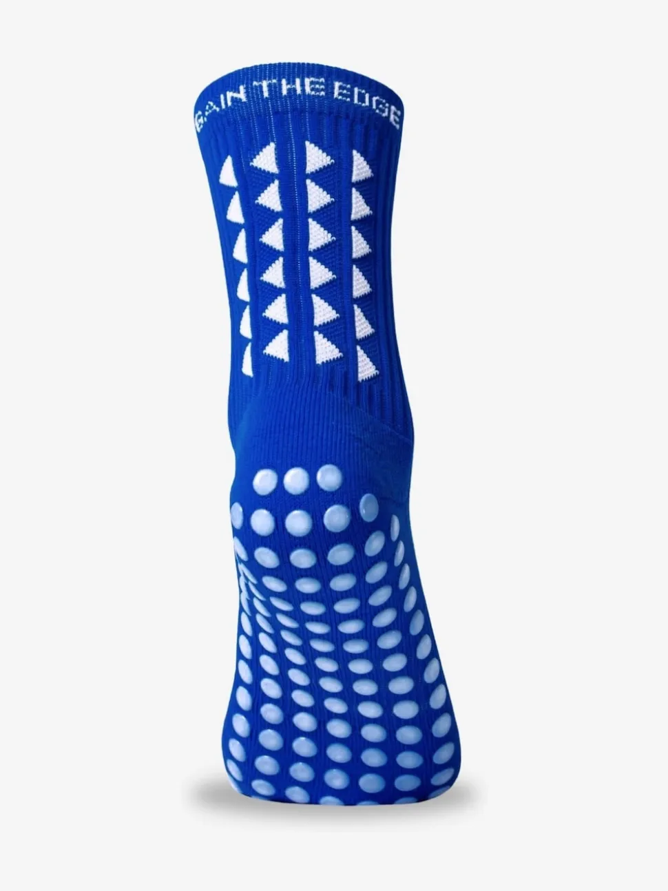 Gain the Edge Blue Midcalf Football Grip 3.0 Socks