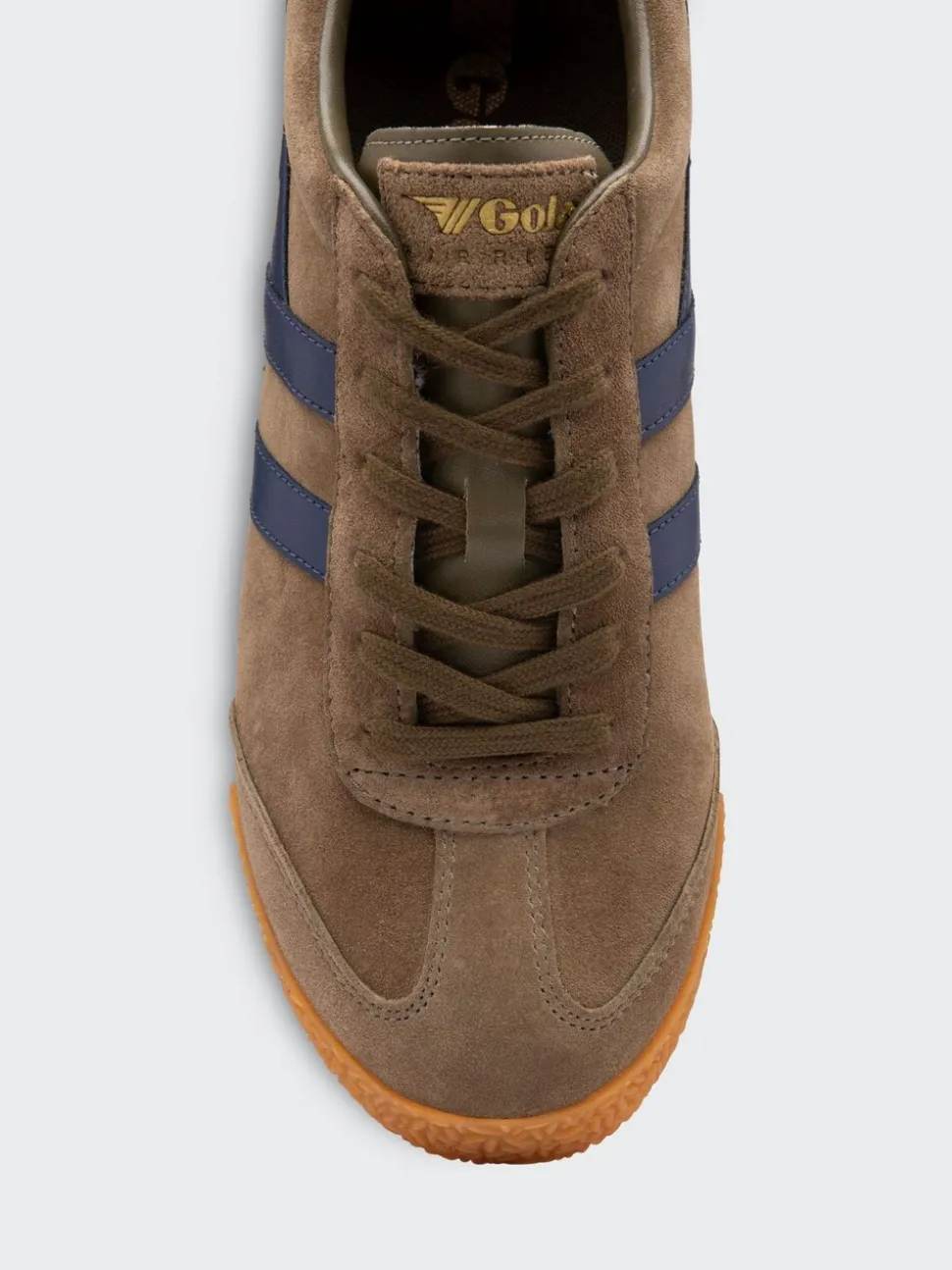Gola Khaki Navy Mens Harrier Trainers