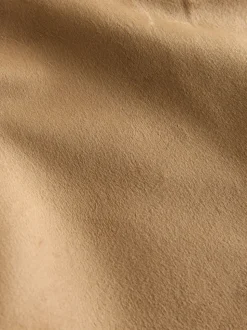gold Regular Fit Double Breasted Velvet Blazer