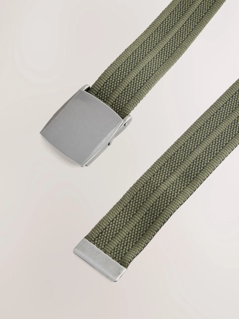 Green Canvas Reversible Belt