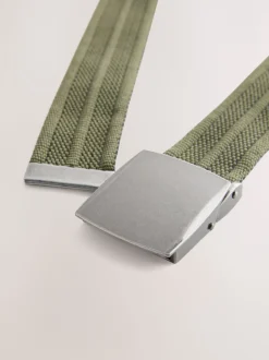 Green Canvas Reversible Belt