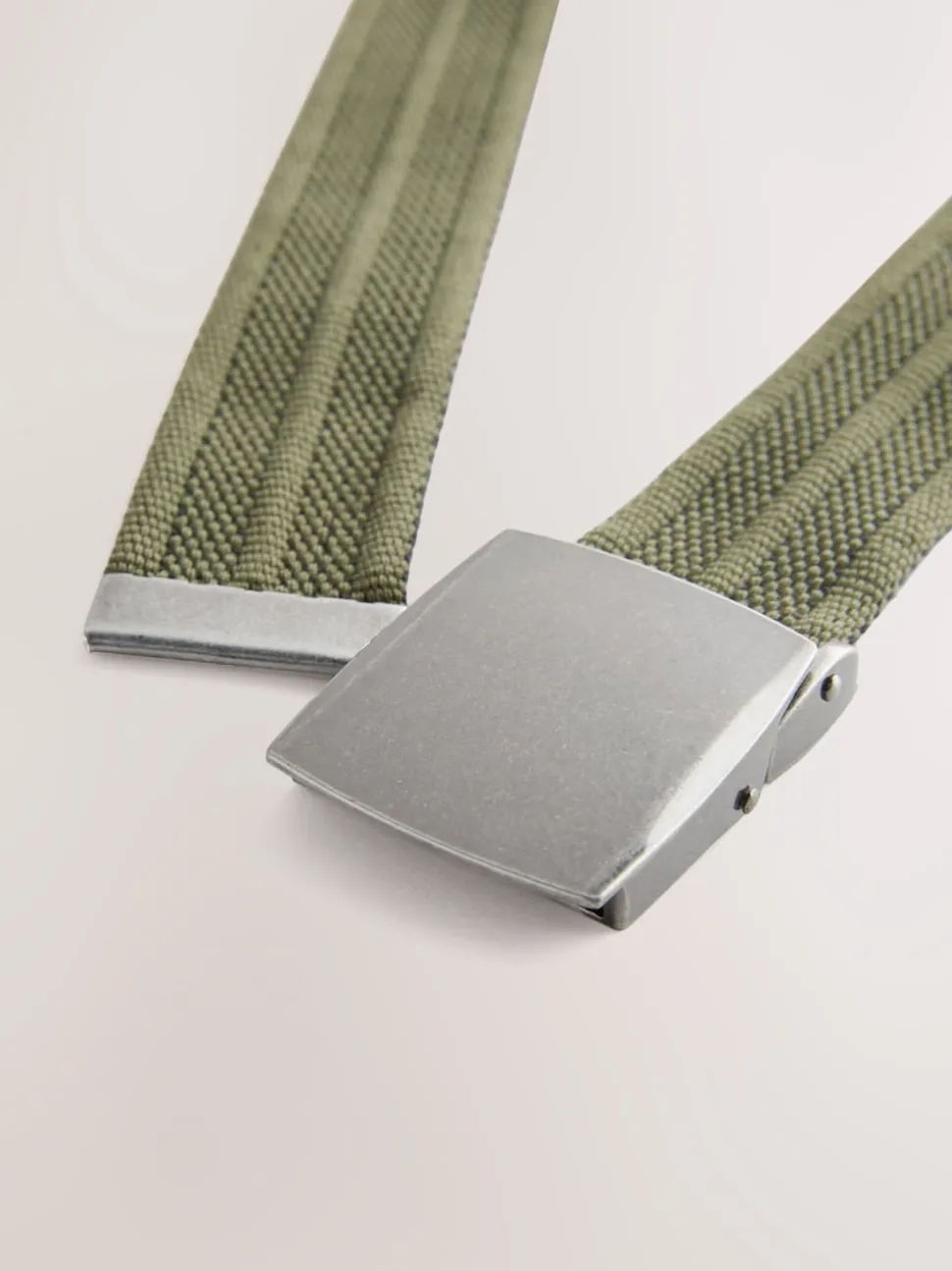 Green Canvas Reversible Belt
