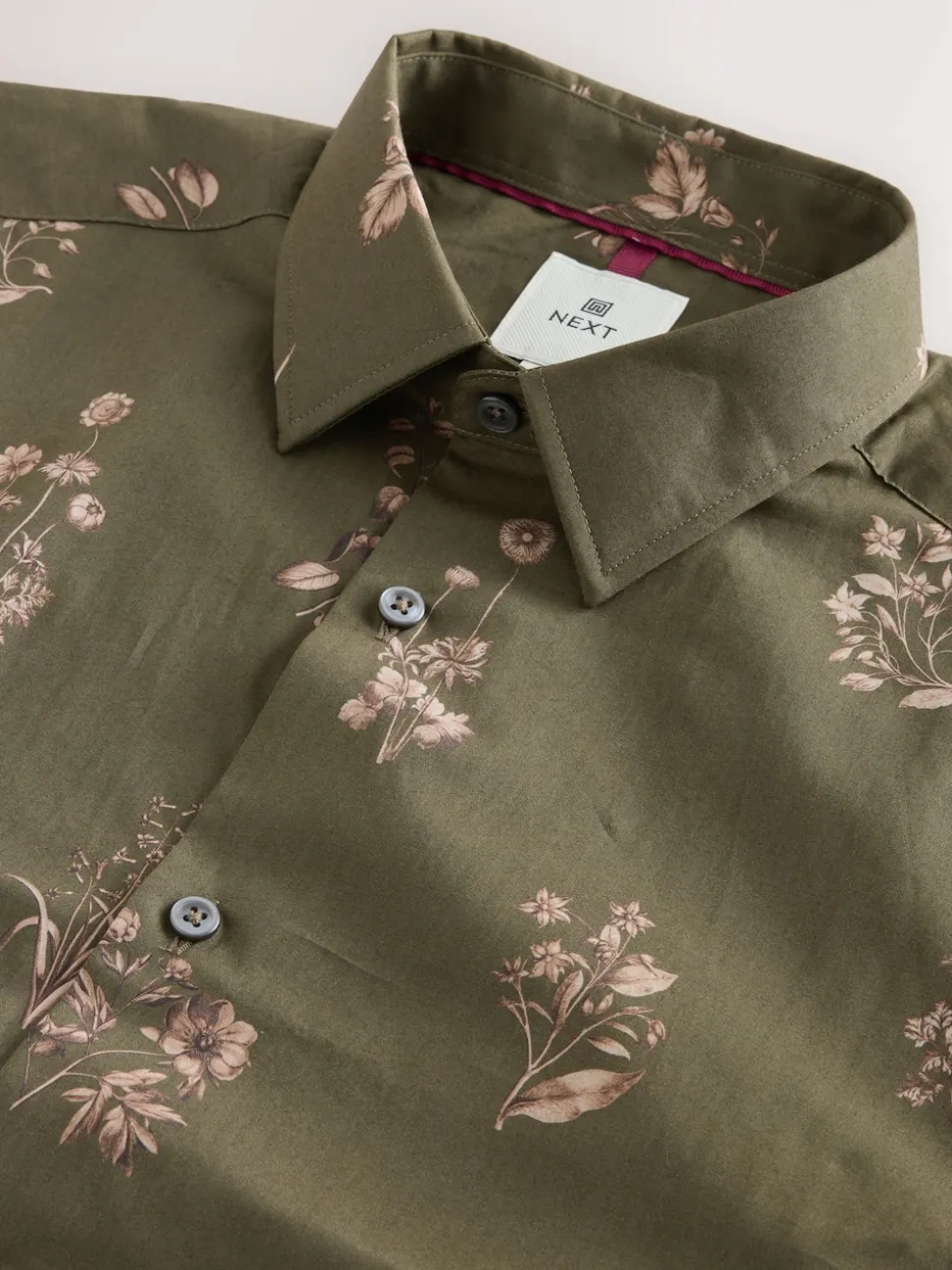Green Floral Kew Garden Long Sleeve Shirt