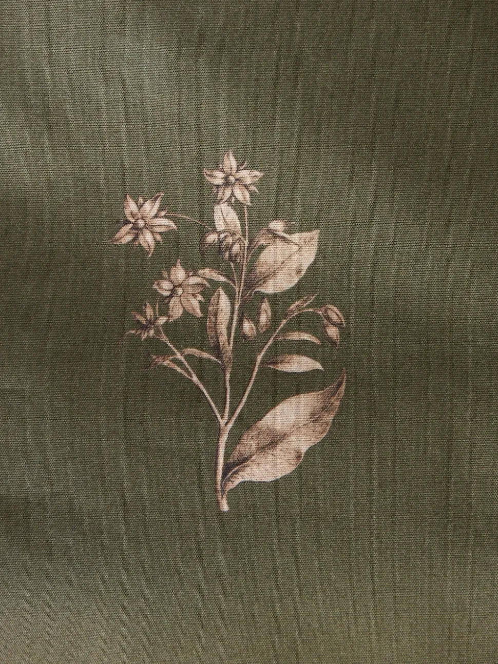 Green Floral Kew Garden Long Sleeve Shirt