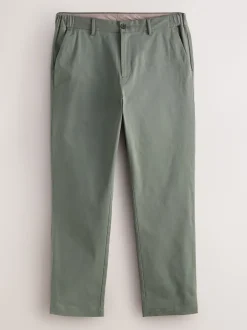 Green Muscle Fit N.Premium Smart Cotton TENCEL™ Lyocell Blend Chinos With Comfort Waistband