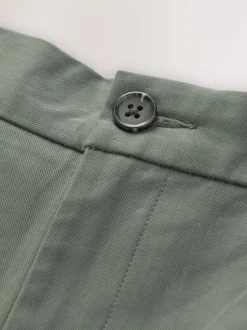 Green Muscle Fit N.Premium Smart Cotton TENCEL™ Lyocell Blend Chinos With Comfort Waistband