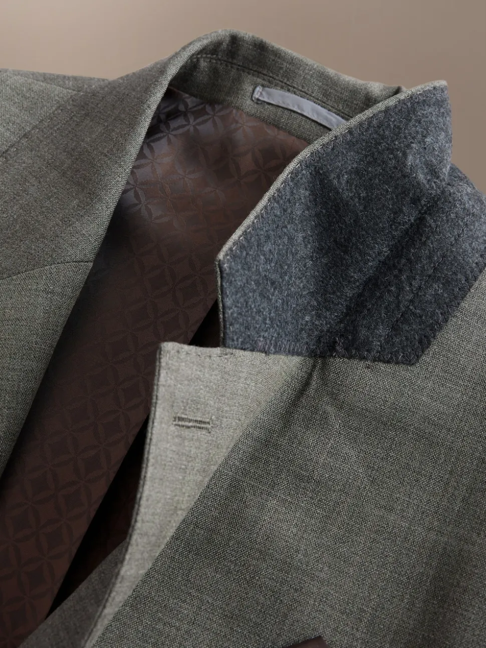 Green Regular Fit Signature Nova Fides 100% Italian Wool Suit Jacket