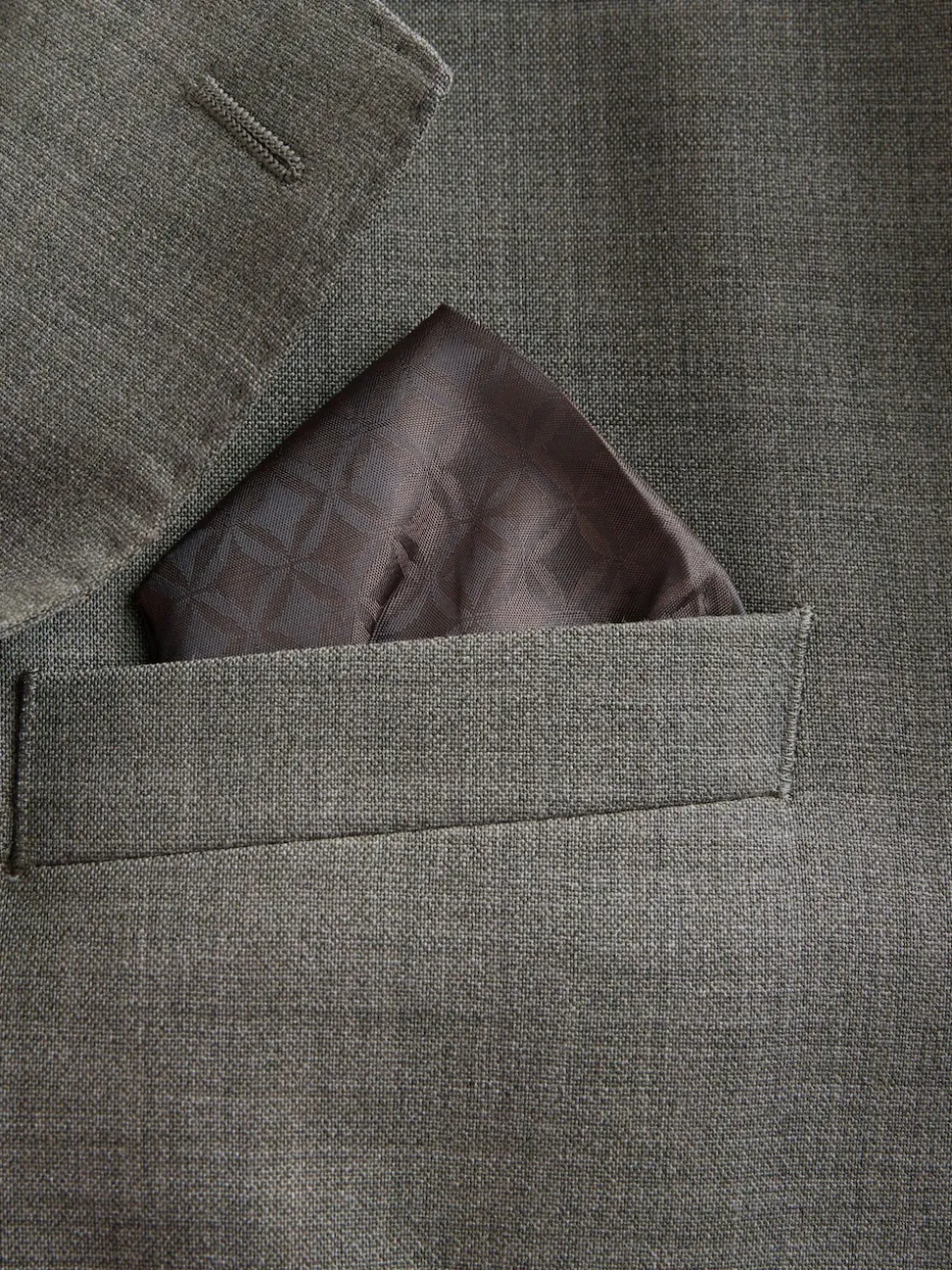 Green Regular Fit Signature Nova Fides 100% Italian Wool Suit Jacket