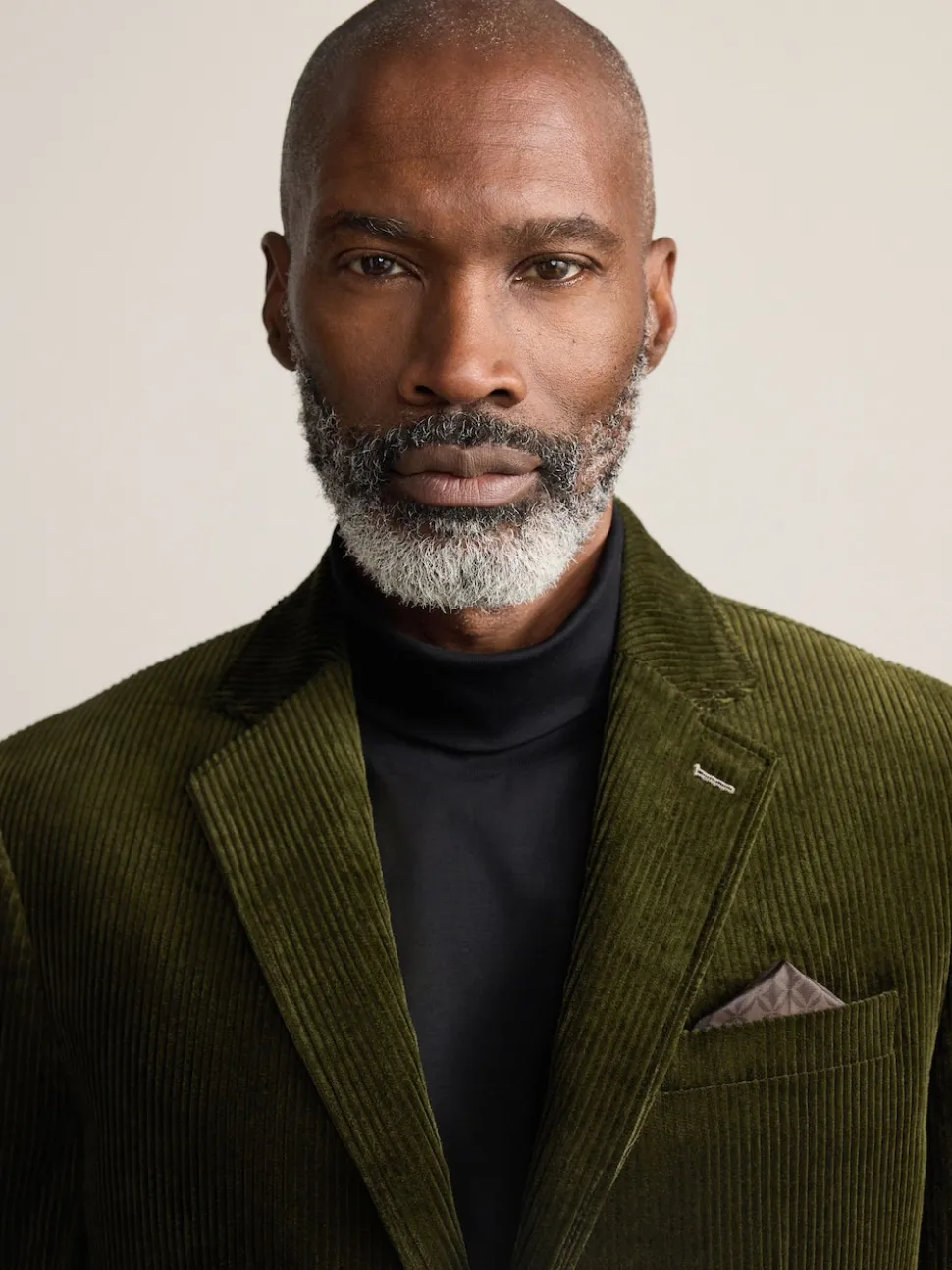Green Regular Fit Signature Duca Visconti Italian Cord Blazer