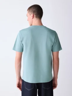 Green Sage Regular Fit Smart Soft Touch Heavyweight T-Shirt