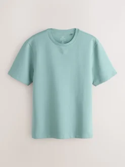 Green Sage Regular Fit Smart Soft Touch Heavyweight T-Shirt
