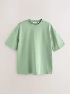 Green Sage Relaxed Fit Heavyweight T-Shirt
