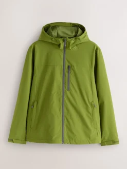 Green Shower Resistant Anorak Jacket