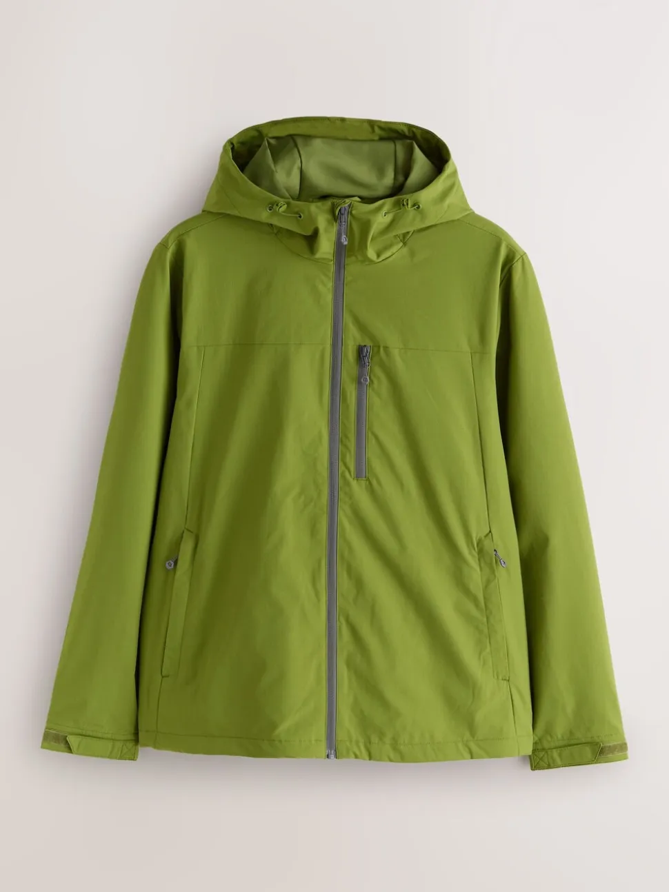 Green Shower Resistant Anorak Jacket