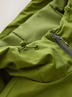 Green Shower Resistant Anorak Jacket