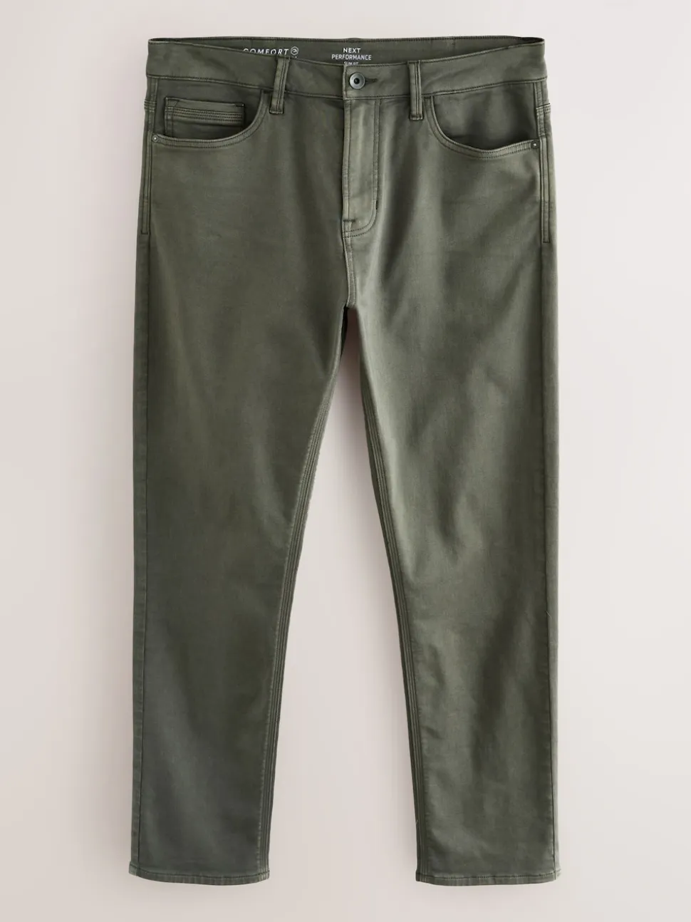 Green Slim Fit Comfort Stretch Jeans