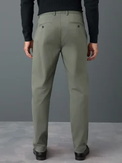 Green Slim Fit N.Premium Smart Cotton TENCEL™ Lyocell Blend Chinos With Comfort Waistband