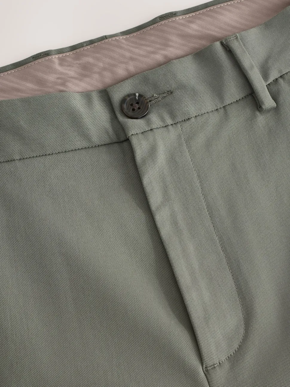 Green Slim Fit N.Premium Smart Cotton TENCEL™ Lyocell Blend Chinos With Comfort Waistband