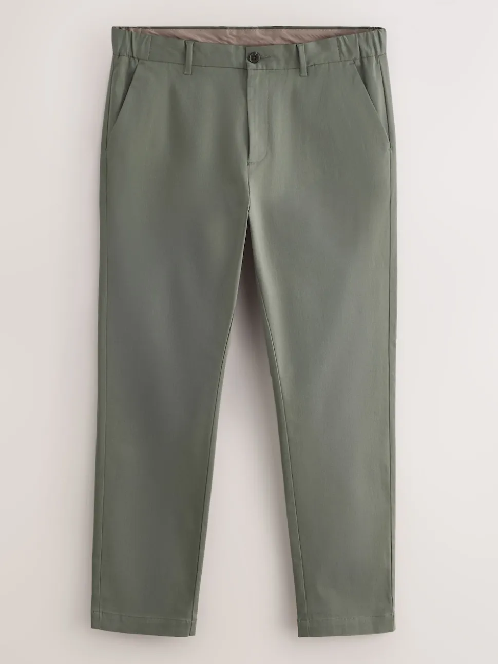 Green Slim Fit N.Premium Smart Cotton TENCEL™ Lyocell Blend Chinos With Comfort Waistband