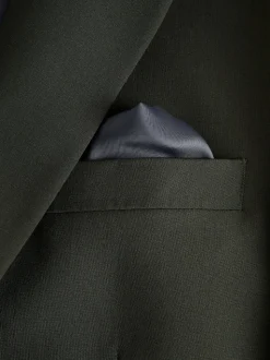 Green Slim Fit Slim Fit Motion Flex Wool Blend Suit Jacket