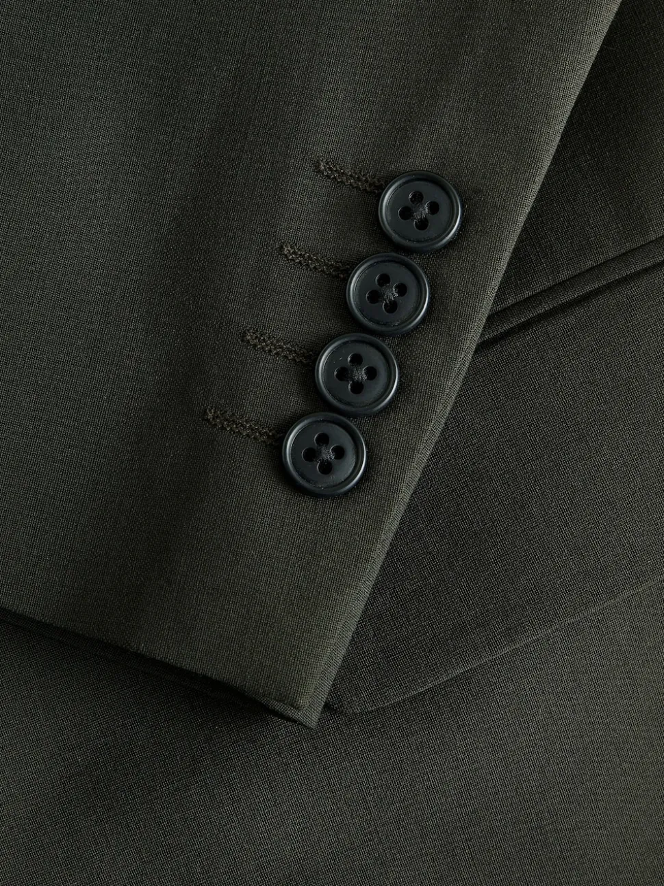 Green Slim Fit Slim Fit Motion Flex Wool Blend Suit Jacket