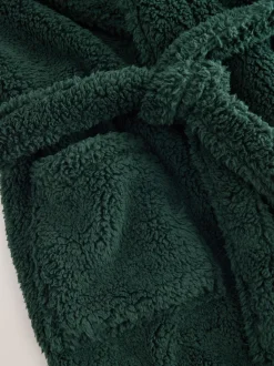 Green Snoopy Borg Dressing Gown