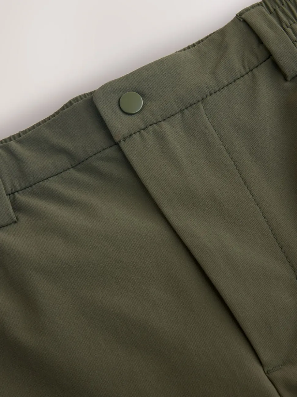 Green Straight Fit Cargo Trousers