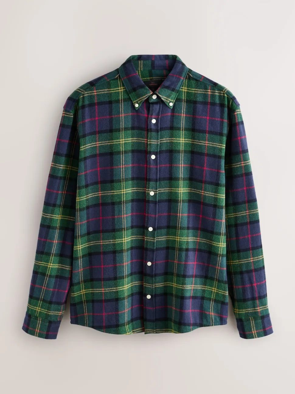 Green/Blue Signature Long Sleeve Check Shirt