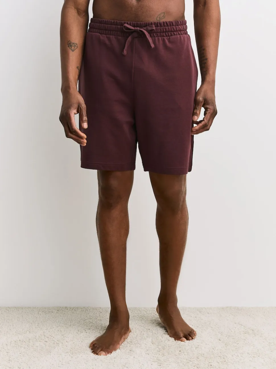 Green/Purple Loopback Soft Touch 2 Pack Jogger Shorts