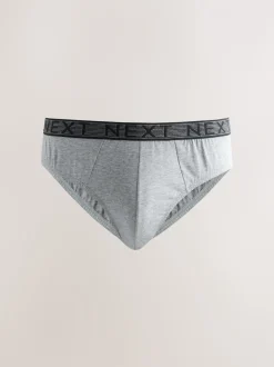 Grey 10 pack Cotton Rich Briefs
