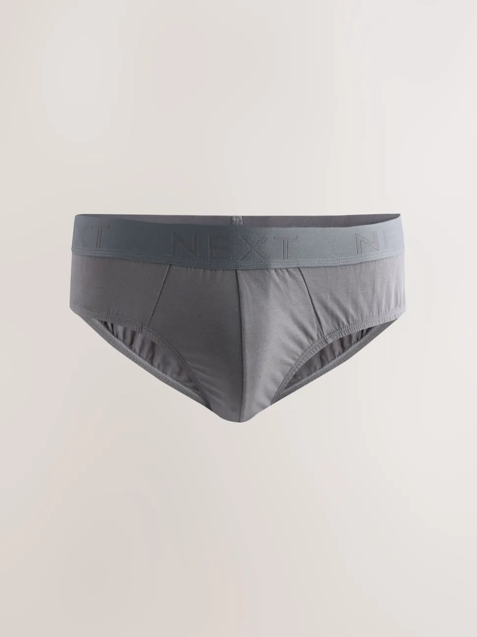 Grey 5 Pack Cotton Rich Briefs