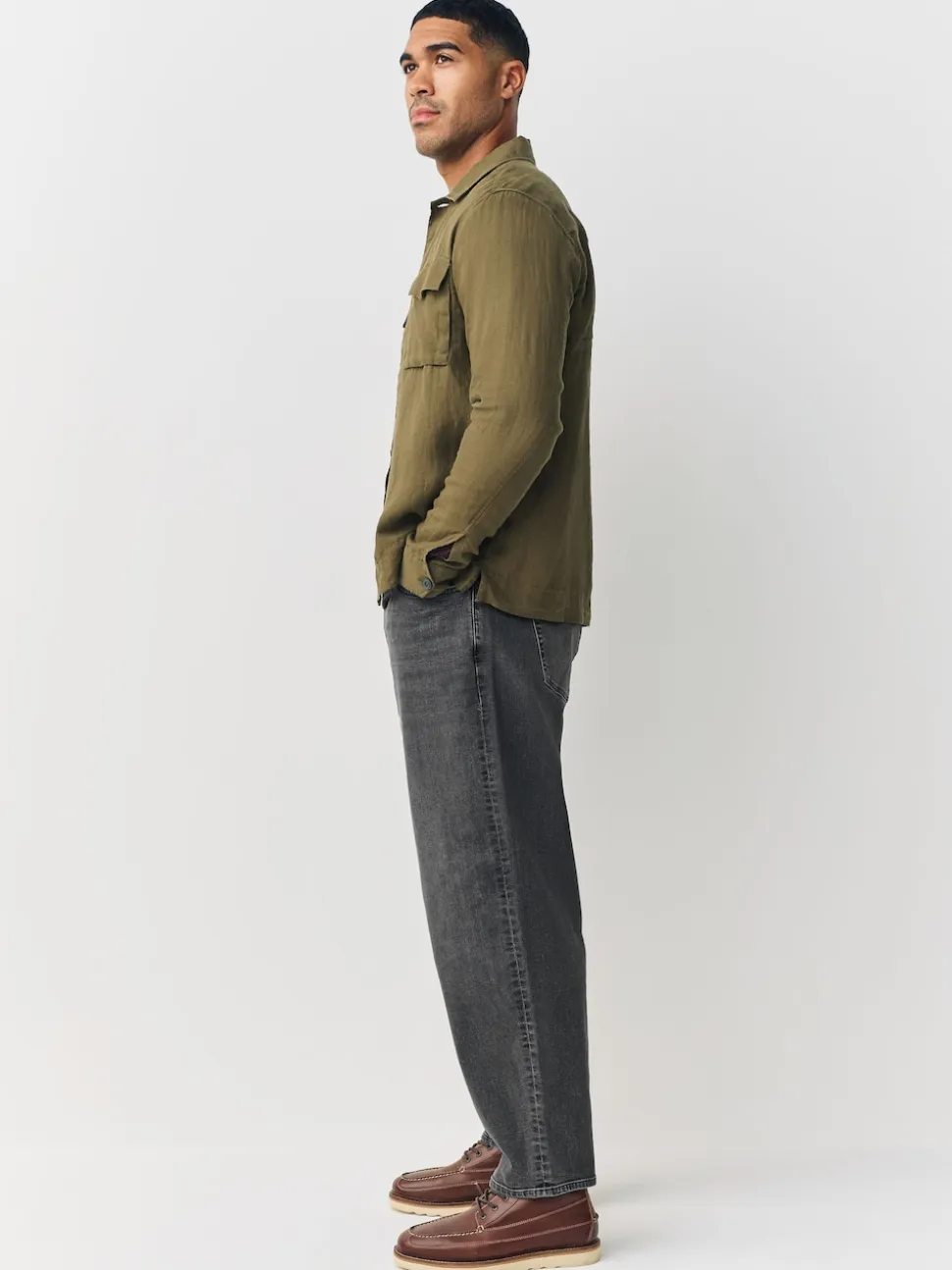 Grey Barrel Fit Classic Stretch Jeans