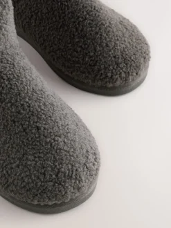 Grey Borg Boot Slippers